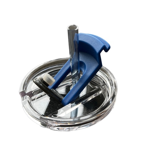 Asobu 20oz Blue Stainless Steel Insulated Travel Water Bottle Cup w. Lid & Straw - Picture 2 of 6